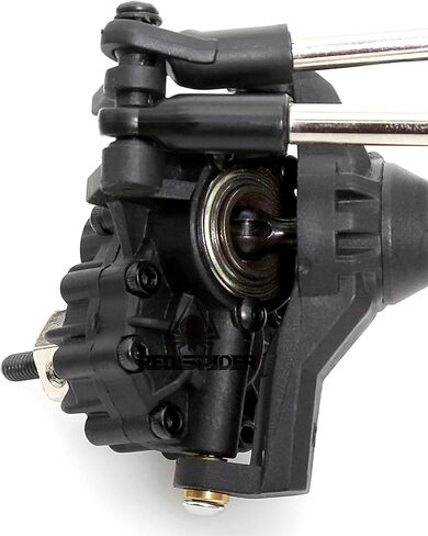 REDSPIDER 1/10 RC Axles Complete Nylon Front Rear Portal Axle with Differential Lock Kit and Servo Mounts for 1/10 RC Car Crawler TRX-4 Defender Bronco TRX4 Chassis DIY Upgrade Parts (Front+Behind) in Saudi Arabia