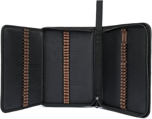 72 Slots Colored Pencil Case Pencil Holder Color pencil organizer Storage (Black) in Saudi Arabia