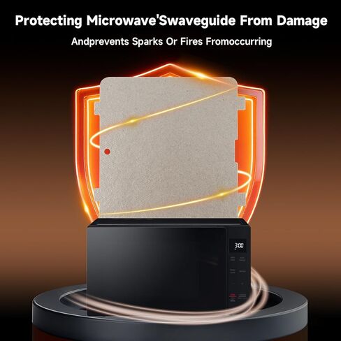Microwave Waveguide Cover Insulation Cover Mica Sheet Compatible with LG Microwave Replace#: MCK69074904 WB03X27704 in Kuwait