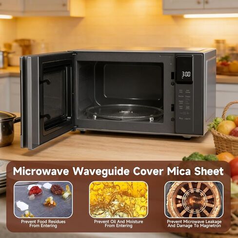 Microwave Waveguide Cover Insulation Cover Mica Sheet Compatible with LG Microwave Replace#: MCK69074904 WB03X27704 in Kuwait
