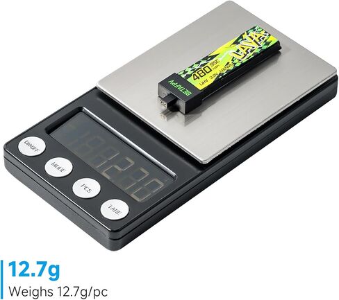 BETAFPV 4pcs Lava II 1S 480mAh Battery 3.8V 95C LiHV Battery with BT2.0 Connector Compatible with 1-2S Tiny Whoop Drone Quadcopter Like Air75, Meteor75 Pro, Cetus Pro, Cetus X Brushless Drones in Saudi Arabia