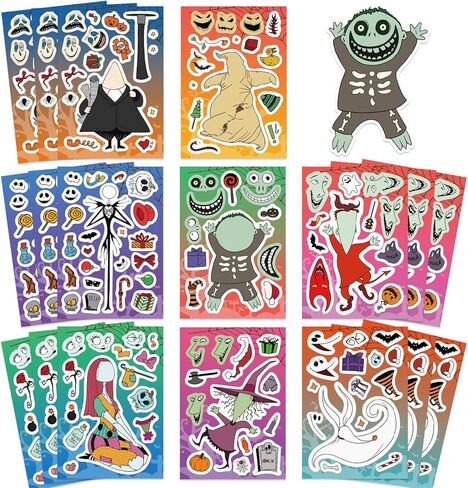 24 ورقة مقاس 5.8 بوصة × 4.4 بوصة يمكنك صنعها بنفسك من ملصقات ماريو للمراهقين، اصنع بنفسك ملصقات مختلطة ومتطابقة مع 8 شخصيات مصممة (3 من كل واحدة) لمستلزمات حفلات أعياد الميلاد ومكافأة الصف (ماريو) in Kuwait