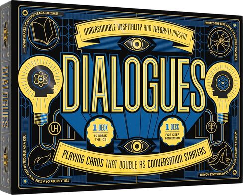 theory11 Dialogues Playing Cards - Premium Decks for Meaningful Conversations | Ice-Breakers & Deep Connection Prompts | Developed by Will Guidara (Author of Unreasonable Hospitality) in Saudi Arabia