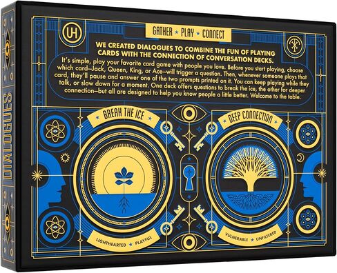 theory11 Dialogues Playing Cards - Premium Decks for Meaningful Conversations | Ice-Breakers & Deep Connection Prompts | Developed by Will Guidara (Author of Unreasonable Hospitality) in Saudi Arabia