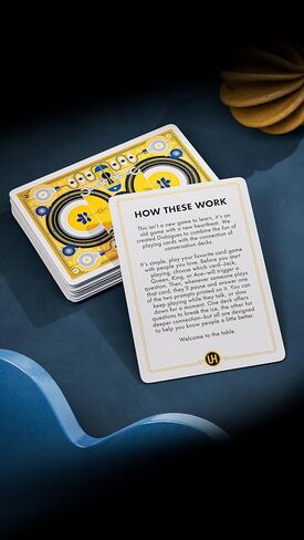 theory11 Dialogues Playing Cards - Premium Decks for Meaningful Conversations | Ice-Breakers & Deep Connection Prompts | Developed by Will Guidara (Author of Unreasonable Hospitality) in Saudi Arabia