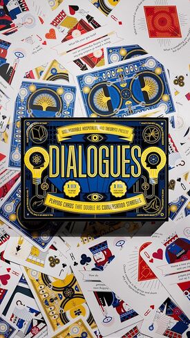 theory11 Dialogues Playing Cards - Premium Decks for Meaningful Conversations | Ice-Breakers & Deep Connection Prompts | Developed by Will Guidara (Author of Unreasonable Hospitality) in Saudi Arabia
