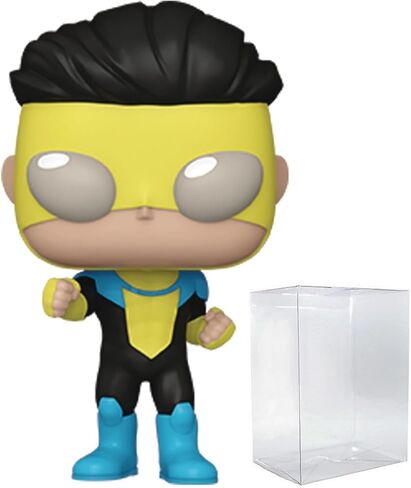 POP TV: Invincible - شخصية الفينيل Funko التي لا تقهر (مع حافظة حماية صندوقية متوافقة)، متعددة الألوان، 3.75 بوصة in Kuwait