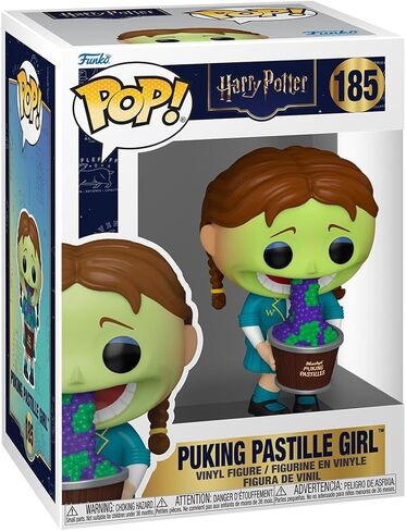 فانكو بوب! هاري بوتر: Puking Pastille Girl - شخصية الفينيل القابلة للتجميع - فكرة هدية - بضائع رسمية - ألعاب للأطفال والكبار - محبي هاري بوتر - شخصية نموذجية لهواة الجمع in Kuwait