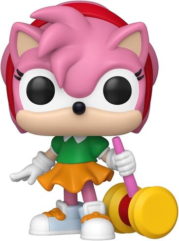 فانكو بوب! الألعاب: Sonic The Hedgehog - Amy - 1/6 Odds for Rare Chase Variant - شخصية الفينيل القابلة للتجميع - فكرة هدية - البضائع الرسمية - ألعاب للأطفال والكبار - عشاق ألعاب الفيديو in Kuwait