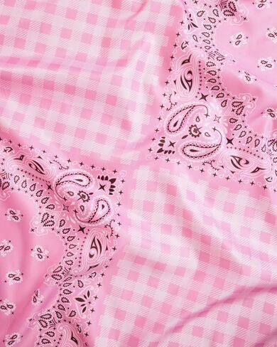 xo, Fetti Cowgirl Tablecloth, Pink Bandana Western Decor, Gingham Rodeo Party Supplies, Girls Birthday, Bachelorette in Saudi Arabia