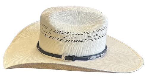 Horsehair Leather Hat Band with Silver Conchos in Saudi Arabia