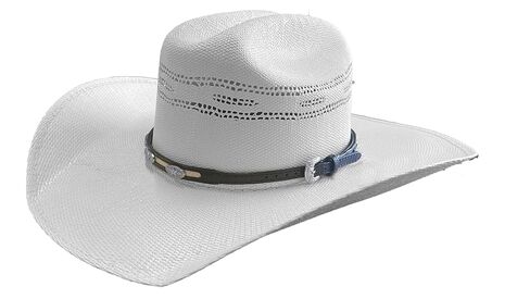 Horsehair Leather Hat Band with Silver Conchos in Saudi Arabia