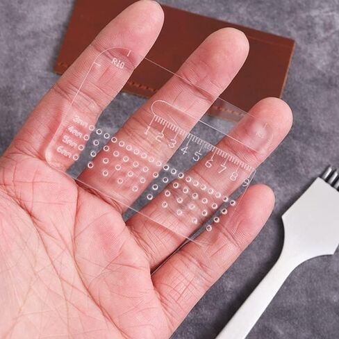 Leather Craft Punching Tools, Stitching Aid Plate for Surface Protection, Leatherworking Perforation Accessories in Saudi Arabia