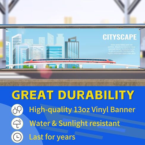 Custom Banner, Personalized 13oz Vinyl Banners and Signs Printing Indoor or Outdoor, Backdrop Customize for Business Graduation and Birthday, with Logo, Image and Text in Kuwait