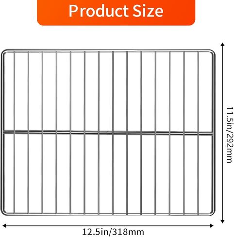 Air Fryer Wire Rack for Emeril Lagasse 26 QT Extra Large Air Fryer, 12.5''*11.5'' Stainless Steel Air Fryer Accessories Roasting Steamer Grill Racks in Saudi Arabia