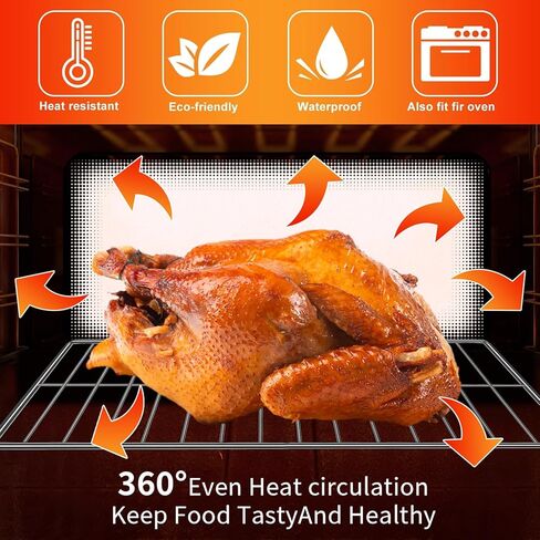 Air Fryer Wire Rack for Emeril Lagasse 26 QT Extra Large Air Fryer, 12.5''*11.5'' Stainless Steel Air Fryer Accessories Roasting Steamer Grill Racks in Saudi Arabia