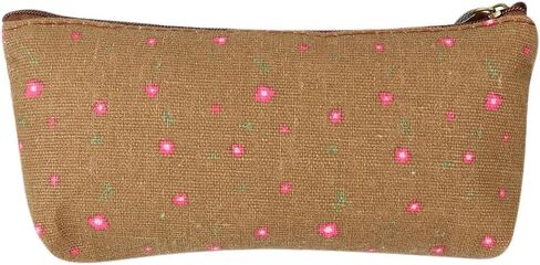 Pencil Box Lovely Pastoral Floral Pencil Case Stationery Bag Canvas in Saudi Arabia