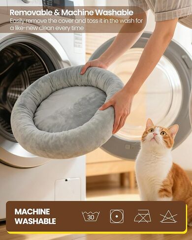 tomxcute Cat Desk Bed - Integrated Die-Cast Arm for Stability - 360° Rotation & Height Adjustable - 45 lbs Support - Cat Desk Perch for S/M/L Cat - Removable Washable Office Cat Bed with Wooden Base in Kuwait