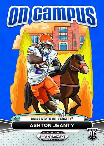 2025 Panini Prizm Draft Picks Football 6-Pack Hobby Blaster Trading Card Box (1 Silver Prizm Per Box) in Saudi Arabia