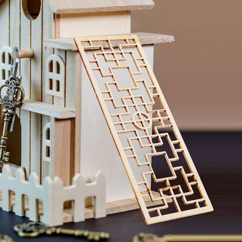 4 قطع من شاشة بيت الدمية الصغيرة من Veemoon، شاشة مقسمة للغرفة المصغرة، شاشة خشبية لبيت الدمى DIY، مقسم خصوصية غرفة الشاشة الصينية، ملحقات أثاث بيت الدمى، نموذج شاشة مجوف، ديكور قديم in Kuwait