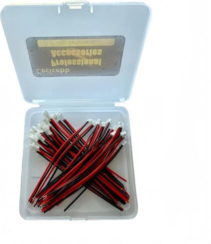 15 Pairs 1.25 mm JST 2 Pin Micro Male and Female Connector Plug with 80mm Wire Cables 26AWG in Kuwait