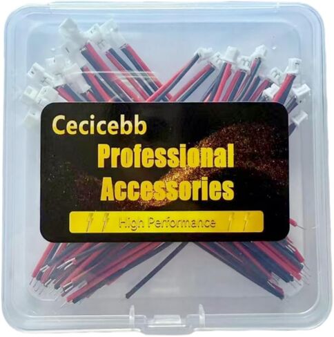 15 Pairs 1.25 mm JST 2 Pin Micro Male and Female Connector Plug with 80mm Wire Cables 26AWG in Kuwait