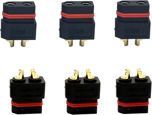 6 مجموعات XT60EW موصل قابس قابل للتركيب للذكور والإناث متوافق مع طائرات RC بدون طيار FPV للسباق بدون طيار والمركبات والشاحنات in Saudi Arabia