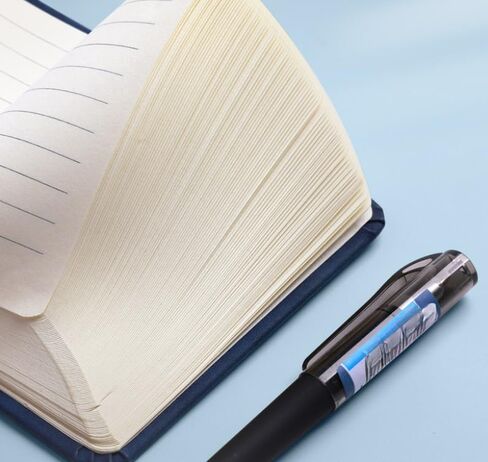Portable A7 Pocket Notebook Waterproof PU Cover Mini Memo Journal (Black) in Saudi Arabia