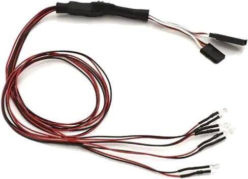Kyosho America 97054-4HR Led Light Unit 5mm/4 Bulbs/ Halogen & Red in Saudi Arabia