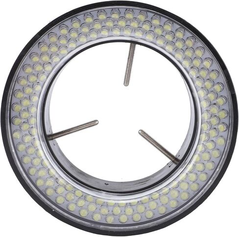 مصباح حلقة LED بمجهر Yoidesu، مزود بمنفذ USB مع ضوء مساعد دائري 144LED، وإضاءة ساطعة 45000LX للمجاهر الاستريو والأبحاث المعملية والكاميرا والمخرطة الصغيرة in Saudi Arabia