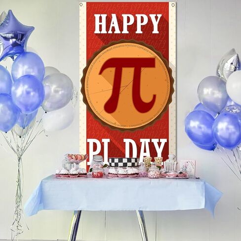 Happy Pi Day Door Cover Funny Mathematical Pi Day Party Decorations Math 3.14 School Classroom Office Door Decor in Saudi Arabia
