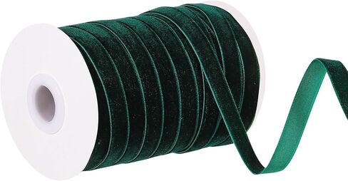30 Yards Black Velvet Ribbon 3/8 Inch Velvet Fabric Vintage Thin Valentines Ribbon for Choker Hair Bows Gift Wrapping Wedding Wreath Valentines Day Gifts Decorations in Saudi Arabia