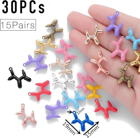 Stino Paired Bulk Enamel & Metal Charms for Jewelry Making, Colorful Metal Pendant for Bracelet Necklace and Crafting in Saudi Arabia