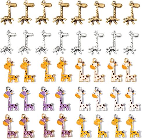 Stino Paired Bulk Enamel & Metal Charms for Jewelry Making, Colorful Metal Pendant for Bracelet Necklace and Crafting in Saudi Arabia