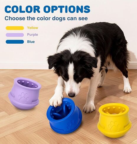 Frozen Dog Enrichment Toys,Dog Toys to Keep Them Busy-Swinging Stuffable & Slow Feeder & Nature Rubber & Dishwasher Safe,Long-Lasting Interactive Dog Toy to Keep Your Pup Busy for Medium,Navy,M in Saudi Arabia