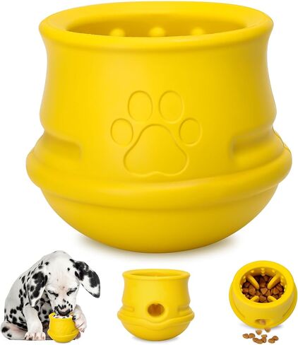 Frozen Dog Enrichment Toys,Dog Toys to Keep Them Busy-Swinging Stuffable & Slow Feeder & Nature Rubber & Dishwasher Safe,Long-Lasting Interactive Dog Toy to Keep Your Pup Busy for Medium,Navy,M in Saudi Arabia