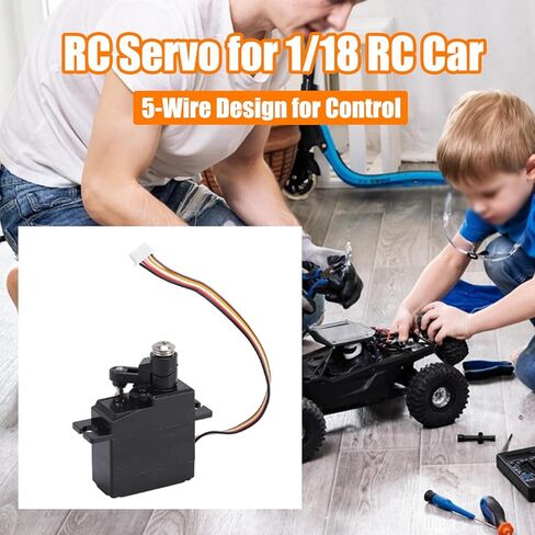 RC سيرفو ل 1/18 RC سيارة 5 سلك سيرفو ل HS18301 HS18302 HS18303 HS18304 HS18311 HS18312 HS18313 HS18314 in Saudi Arabia
