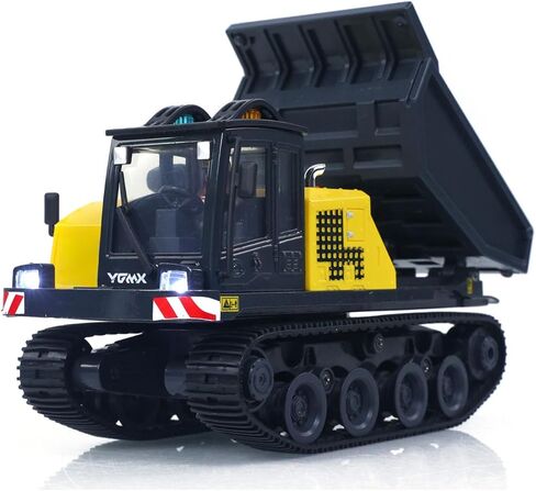 TOUCAN RC HOBBY 1/50 T14R Panther RTR الكهربائية RC الزاحف شاحنة قلابة شاحنة بناء مركبة قلابة مجنزرة نموذج نهائي وحدة أصوات لهواية الكبار in Saudi Arabia