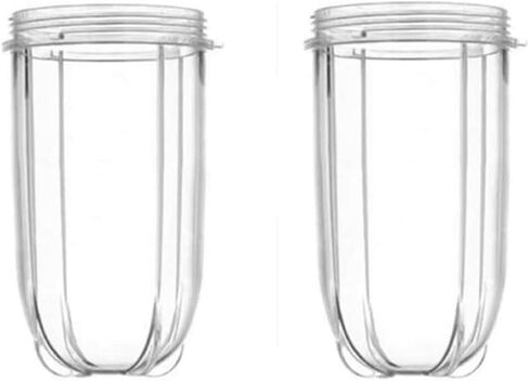 مجموعة من 2 كوب بديل طويل القامة لخلاط عصارة Magic Bullet MB1001Series بقدرة 250 وات G_APOK in Kuwait