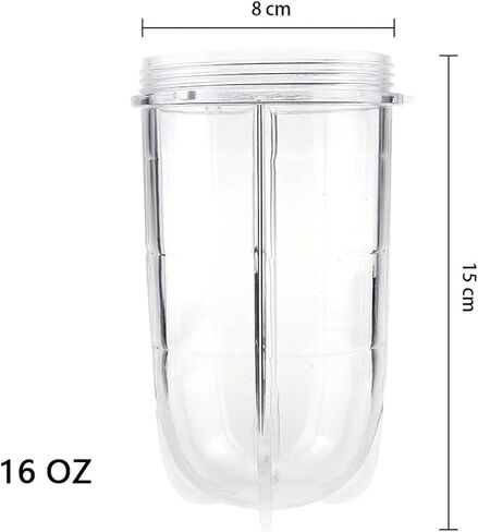 مجموعة من 2 كوب بديل طويل القامة لخلاط عصارة Magic Bullet MB1001Series بقدرة 250 وات G_APOK in Kuwait