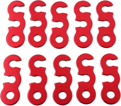 Alloy Rope Adjuster, Anti-Slip Buckle for Camping, Hiking, 10pcs with 3mm-9mm Cord Diameter in Saudi Arabia