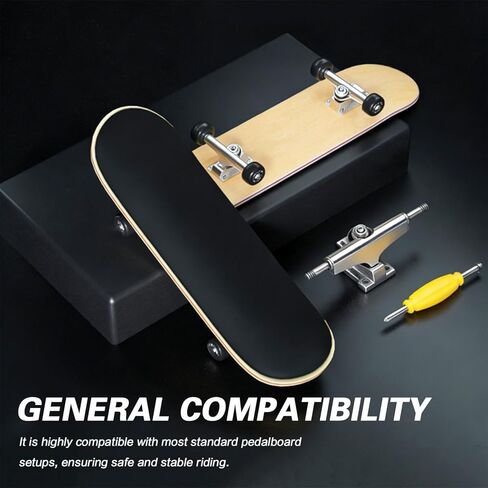 Pro Fingerboard Trucks 29mm & 32mm – Raw Metal Silver – Regular Kingpin with Install Tool & Hardware (29mm) in Saudi Arabia