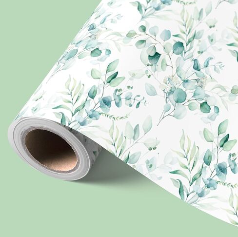 VCOOHM Reversible Purple Floral Wrapping Paper Roll - 17 Inches x 9.8 Feet, Gift Wrap with Floral and Purple Design for Wedding, Birthday, Bridal Shower, Mother's Day in Saudi Arabia