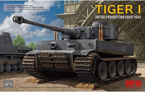 نموذج حقل RYE RFM5075 نموذج RYEFIELD 5075-Tiger I الإنتاج الأولي أوائل 1943-1:35 in Kuwait
