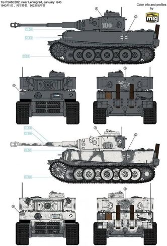 نموذج حقل RYE RFM5075 نموذج RYEFIELD 5075-Tiger I الإنتاج الأولي أوائل 1943-1:35 in Kuwait