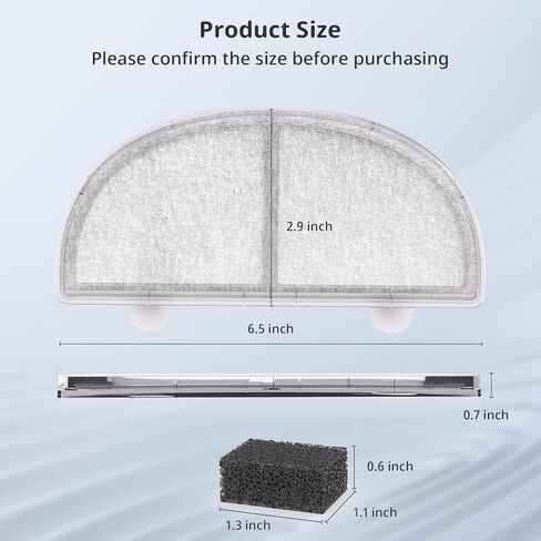 Cat Water Fountain Filter Pet Drinking Fountain Filter Replacement, Compatible with WF20/CF20 | Triple-Layer Filtration System, 9Pack (9 Sponges Included) in Saudi Arabia