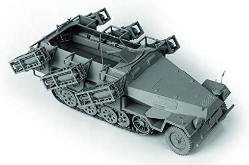 ZVEZDA 3625 - قاذفة الصواريخ الثقيلة الألمانية Sd.Kfz.251/1 Ausf.B Stuka zu Fuss - مجموعة نماذج بلاستيكية بمقياس 1/35 460 قطعة طول 6½ / 17 سم in Kuwait