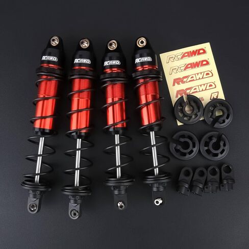 RCAWD KRATON 8S ممتص الصدمات ونهاية قضيب الصدمات ومجموعة أكواب الربيع، من أجل ARRMA 1/5 EXB RTR الجزء الأمامي والخلفي RC للصدمات #ARA330609#ARA330610 in Saudi Arabia