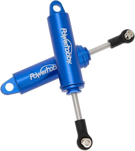 Powerhobby 80 مم Promatics ممتصات صدمات زنبركية داخلية بمرحلتين (2) أزرق يناسب زاحف 1/10 in Kuwait
