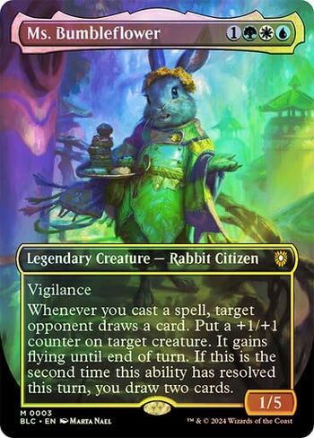 Generic Ms. Bumbleflower (Borderless) (Foil) (003) MTG Trading Card in Kuwait